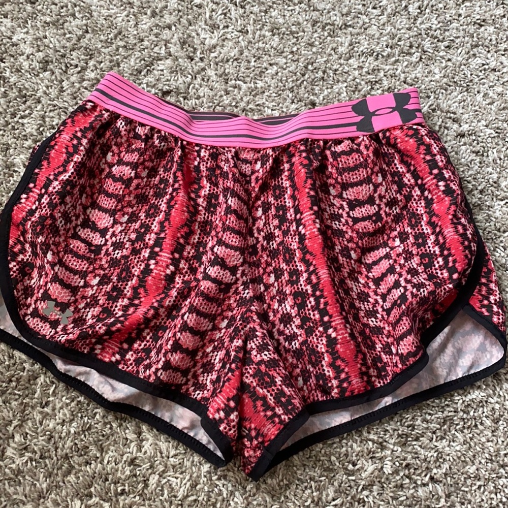S/M Pink Lined Under Armour Shorts